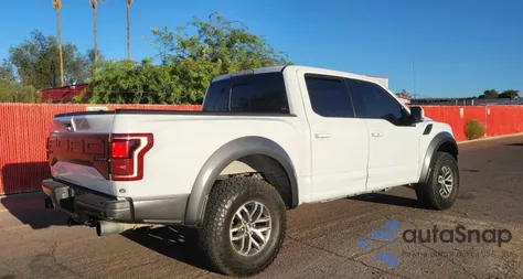 2018 Ford F150 Raptor из США, поврежденный, VIN 1FTFW1RG1JFC54670